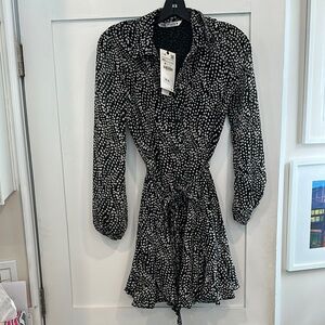 Black and White Polka Dot Dress